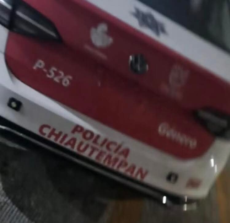 Foto: Especial Promete Chiautempan rigor de la ley contra policía ladrón