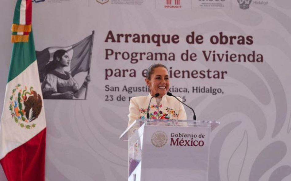 Foto: Cortesía Sheinbaum arranca la construcción de 31,500 viviendas en Hidalgo