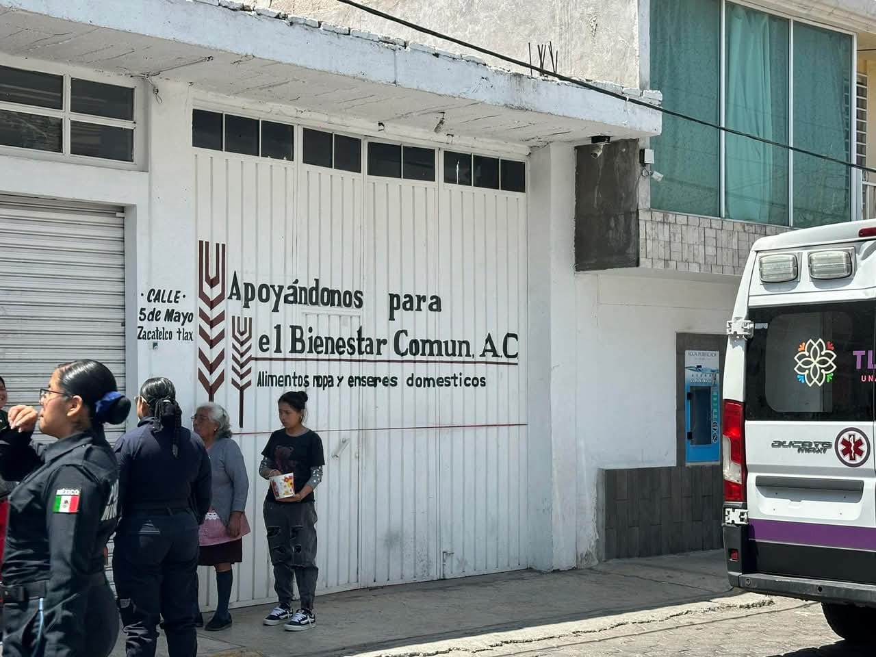 Banco de Alimentos de Zacatelco es escenario de tragedia: muere hombre en accidente laboral