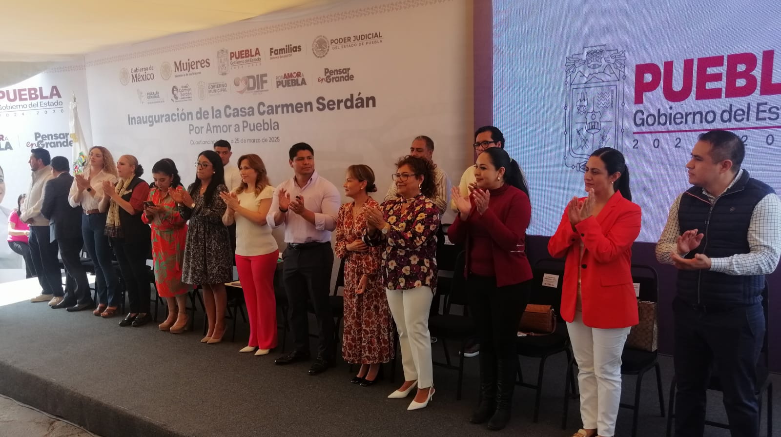 Por: Cortesía Lula Pineda Inauguran la Casa Carmen Serdán en Cuautlancingo para brindar atención integral a mujeres