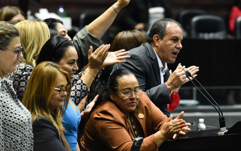 Foto: Cortesía Colectivos feministas exigen desafuero de Cuauhtémoc Blanco por acusación de abuso sexual