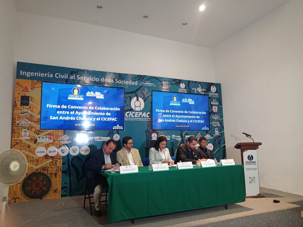 Por: Cortesía Lula Pineda Ayuntamiento de San Andrés Cholula y CICEPAC firman convenio para fortalecer infraestructura