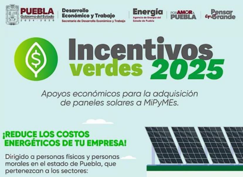 Foto: Cortesía Incentivos Verdes 2025: Apoyo a las MiPyMEs de Puebla