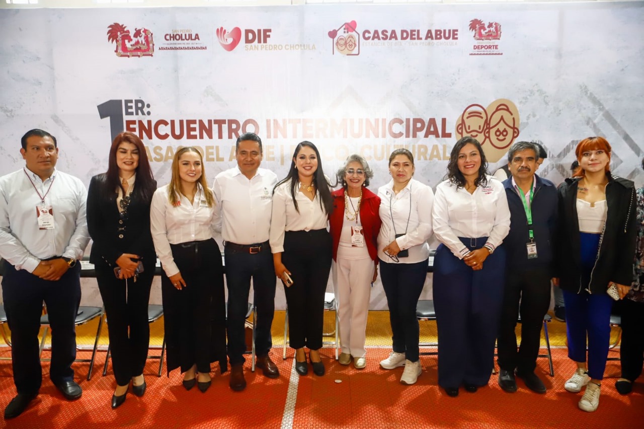 Comunicado oficial San Pedro Cholula, sede del 1er Encuentro Intermunicipal de Casas del Abue