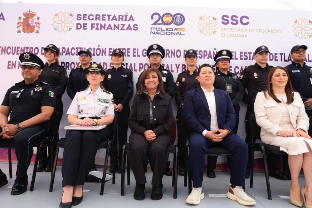 Tlaxcala y España refuerzan la cooperación en seguridad y combate al lavado de dinero