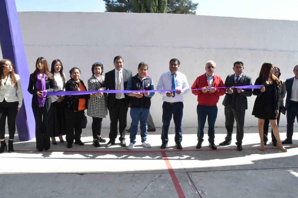 Foto: Cortesía Entrega de techumbre en Cobat Tlaxcala: mejora en infraestructura educativa