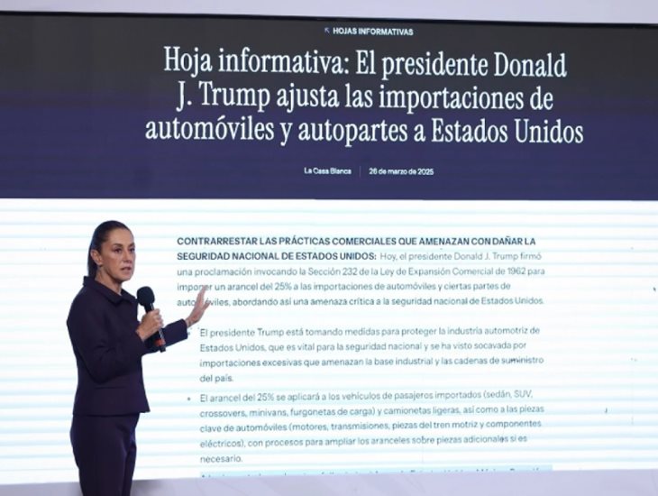 Foto: Cortesía México frente a los aranceles de Trump: "Respuesta integral", asegura Sheinbaum