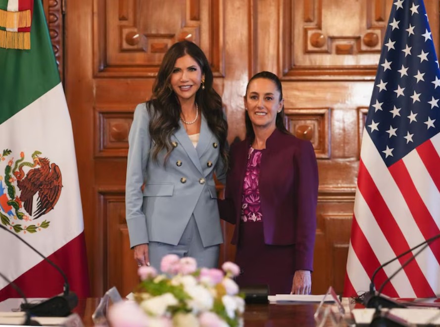 Foto: Cortesía Claudia Sheinbaum celebra reunión con Kristi Noem sobre seguridad y migración