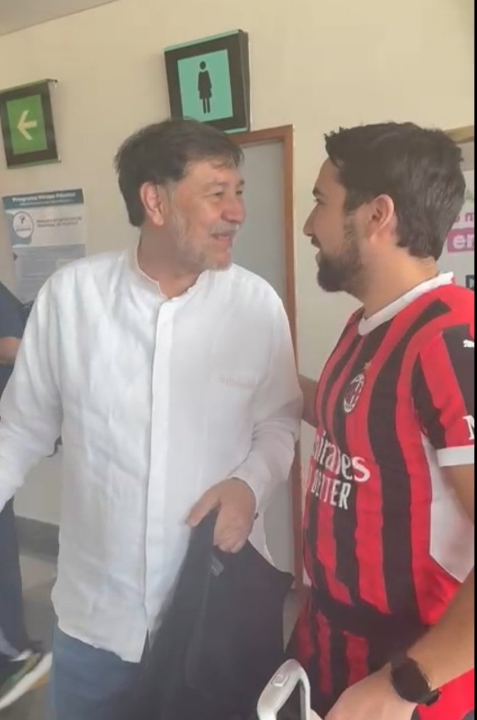 Foto: Cortesía Confrontación en pleno vuelo entre Luis Felipe Calderón y Gerardo Fernández Noroña