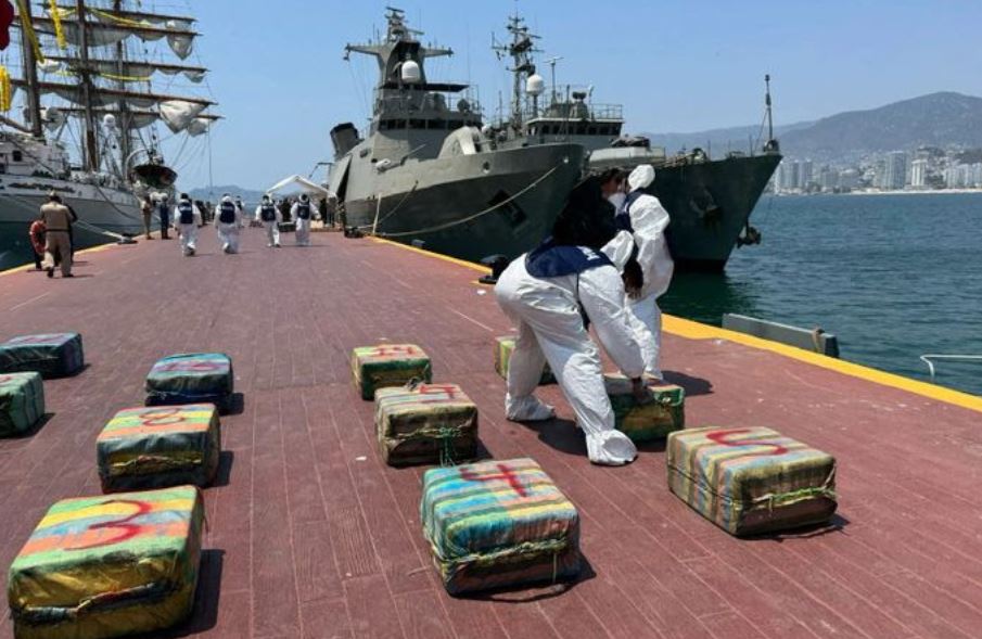 Foto: Cortesía Detención de cinco personas y aseguramiento de cocaína en Guerrero