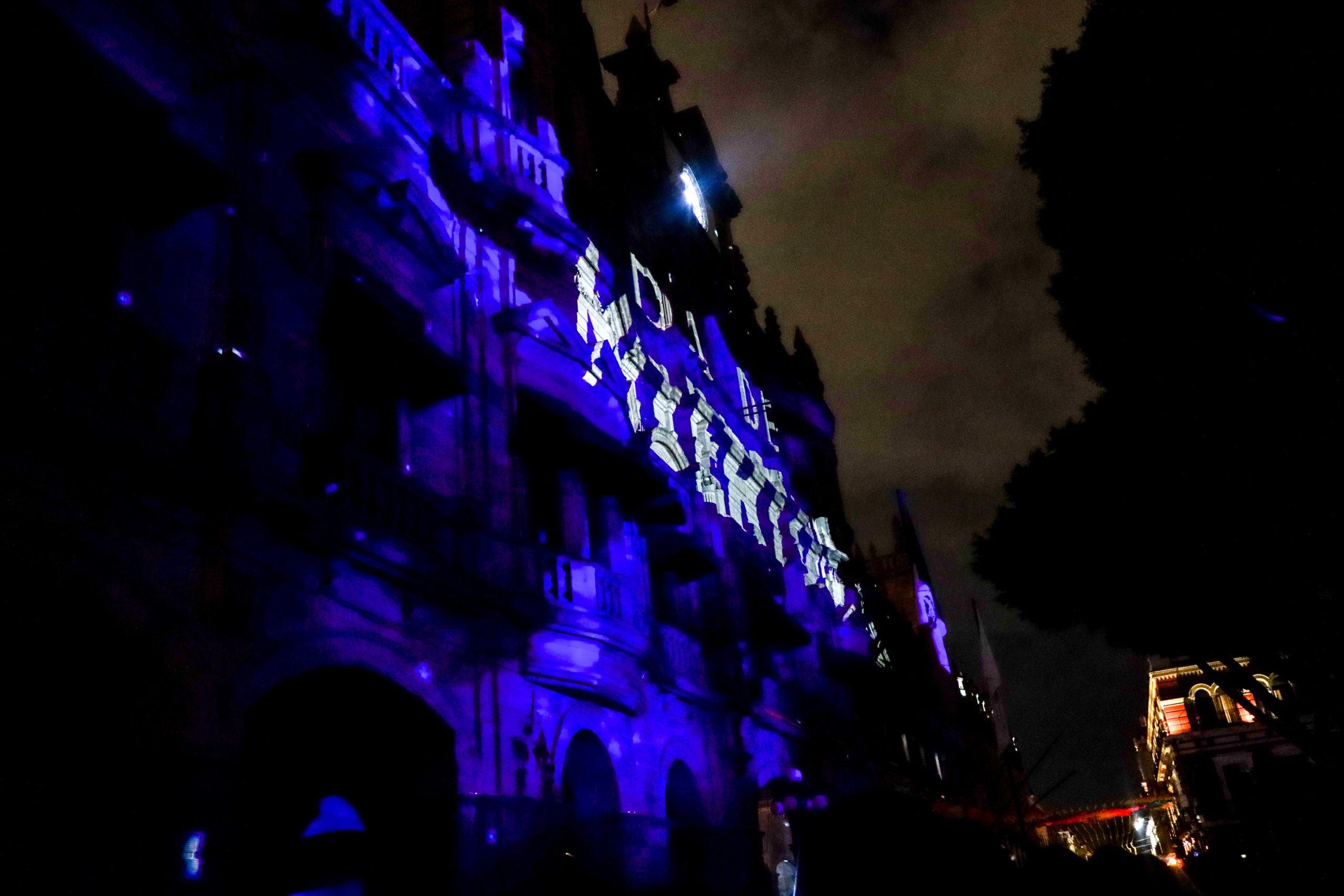Foto: Cortesía Puebla conmemora la Batalla del 5 de Mayo con video mapping en el Palacio Municipal
