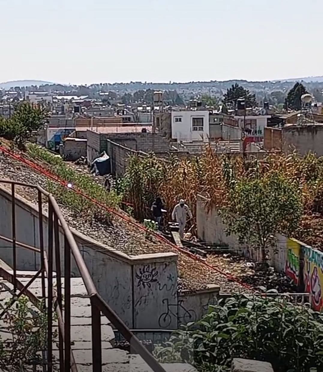 Encuentran a migrante calcinado en zona de albergue en Apizaco