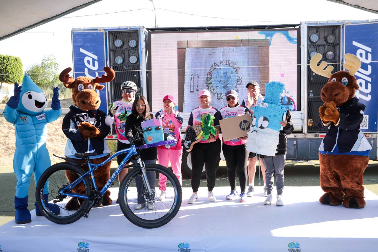 Comunicado oficial Encabeza Lupita Cuautle "Rodada H2O" en San Andrés Cholula