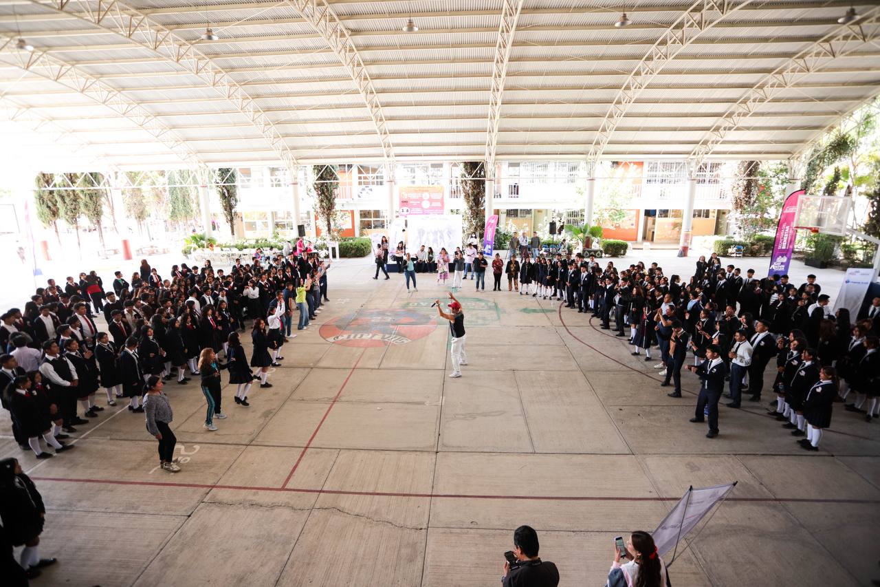 Comunicado oficial Fortalecen valores y liderazgo en estudiantes de San Andrés Cholula