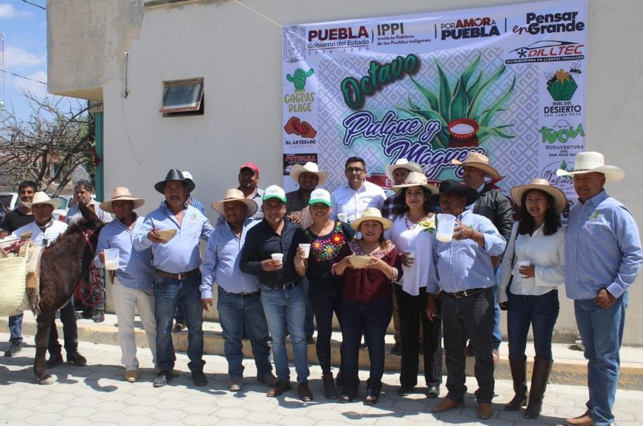 Foto: Cortesía Inicio del Festival del Pulque en San Juan Raya