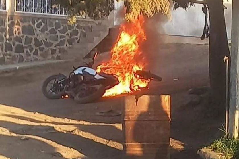 Foto: Cortesía Intentan robar una talachería y son retenidos por pobladores