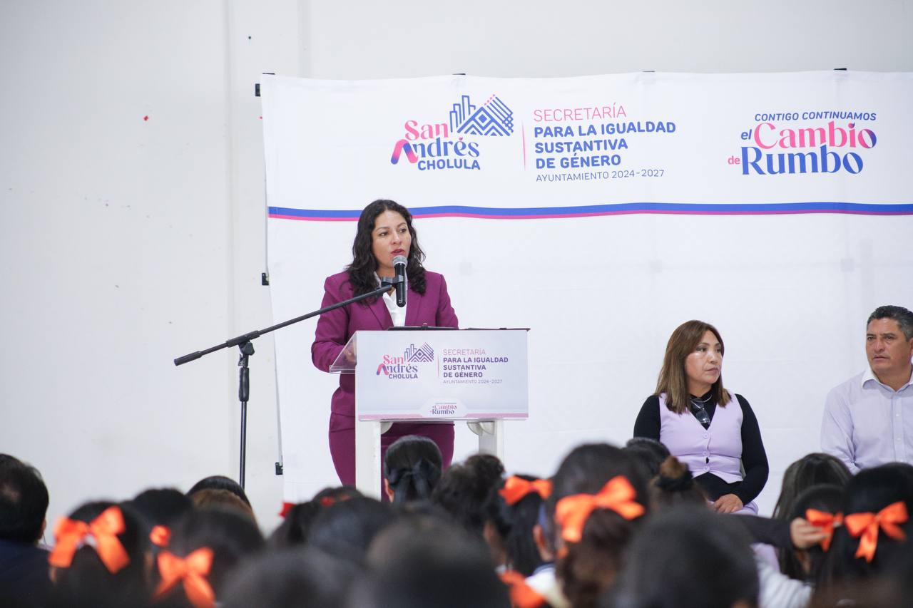Comunicado oficial Con Ponencia sobre Derechos de las Mujeres incian las actividades del 8M en San Andrés Cholula