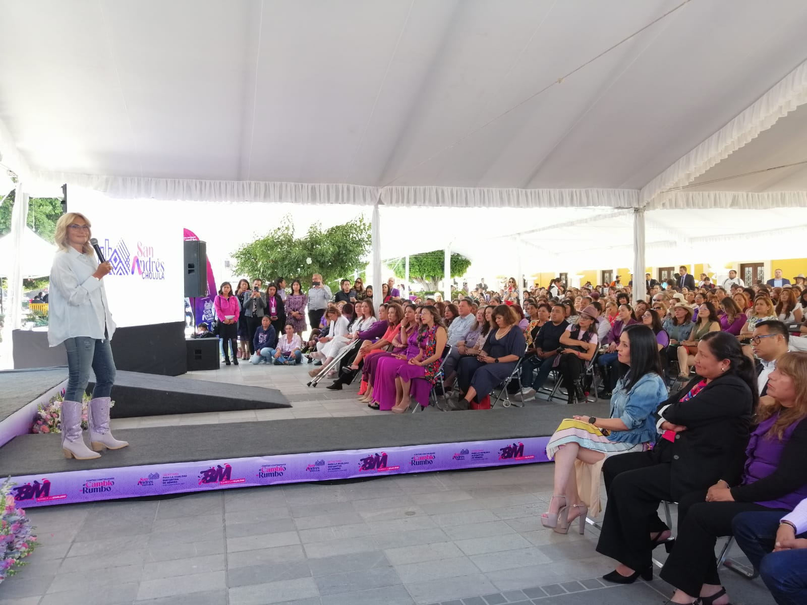 Por: Cortesía Lula Pineda San Andrés Cholula avanza en la lucha por la igualdad de género