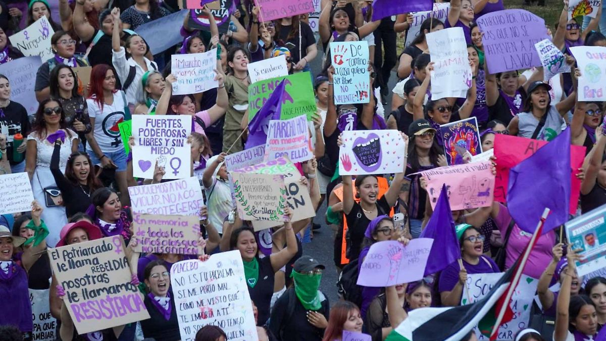 Foto: Cortesía Laura Ballesteros ofrece amparo para proteger a mujeres durante la marcha del 8M