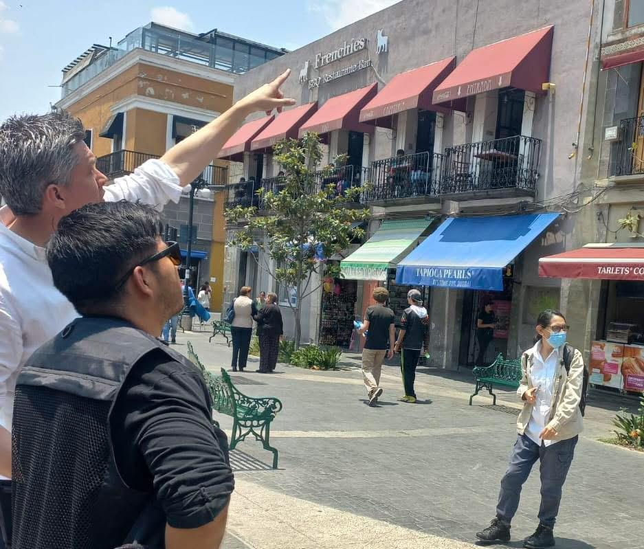 Foto: Cortesía Ayuntamiento de Puebla canaliza 345 reportes para atender problemáticas en el Centro Histórico