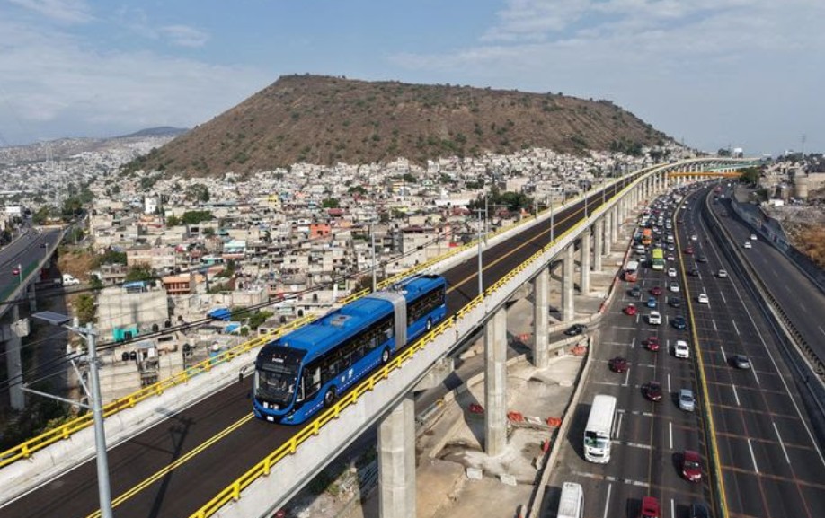 Foto: Cortesía Inician pruebas del Trolebús Chalco-Santa Marta, obra emblemática de movilidad sustentable