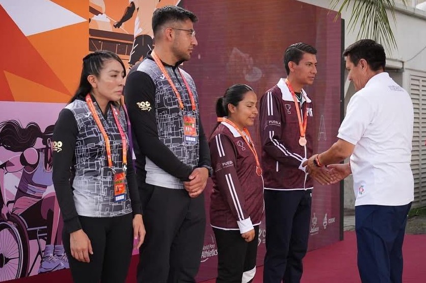 Foto: Cortesía Delegación poblana destaca en justa internacional de para atletismo