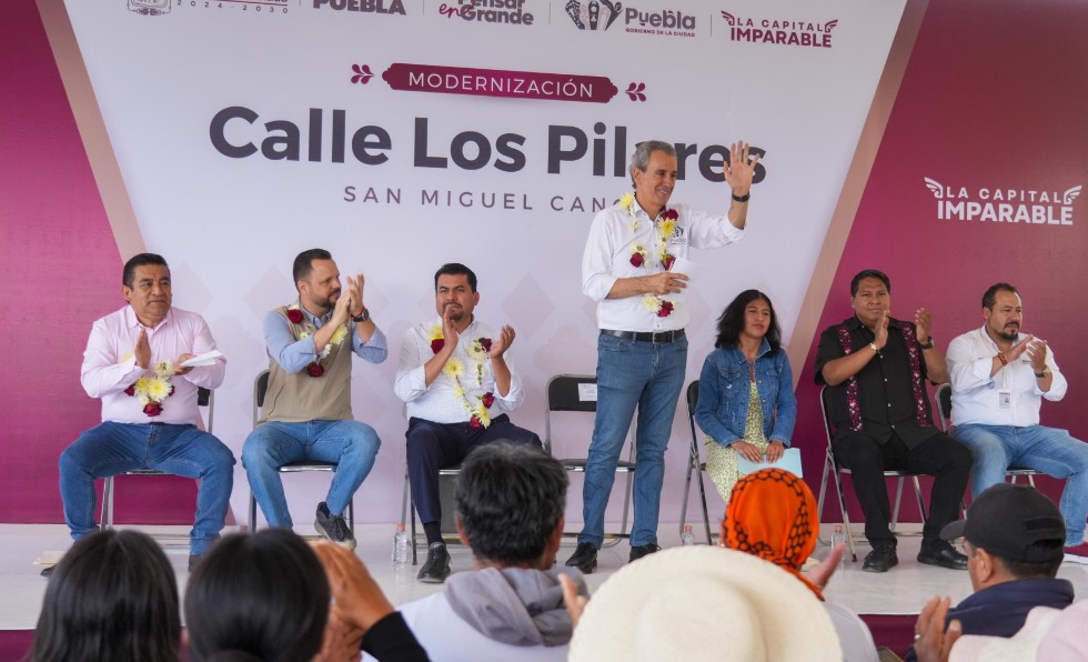 Foto: Cortesía Modernización en San Miguel Canoa transforma la vialidad y la seguridad
