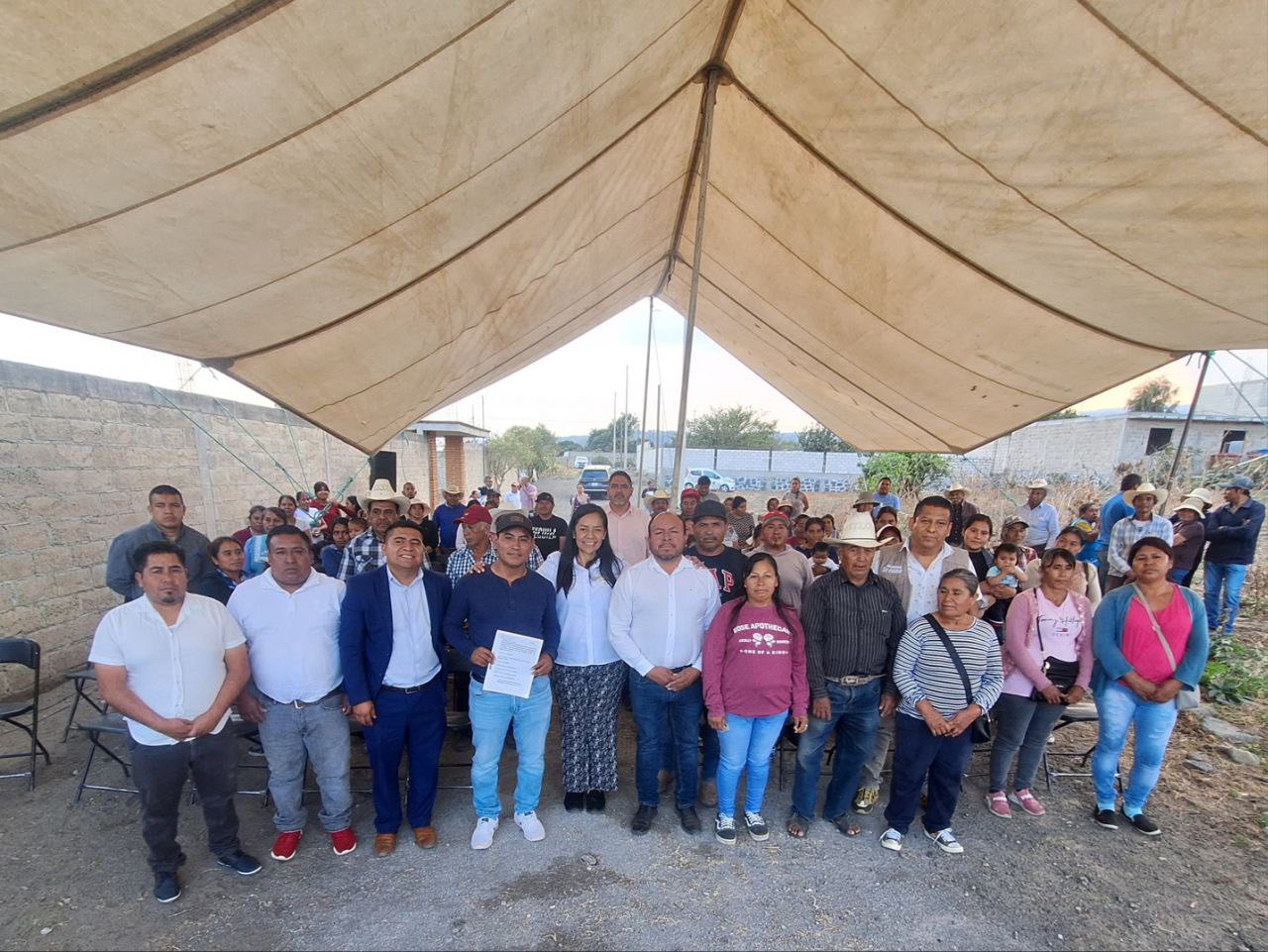 Foto: Cortesía Ariadna Ayala inaugura red eléctrica que beneficia a familias de Atlixco