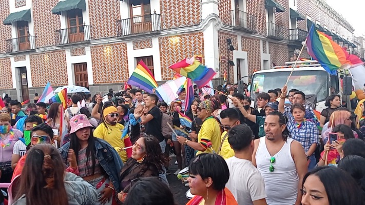 Foto: Daniel Jiménez  Marcha del orgullo LGBT en Puebla reunirá a más de 40 mil personas
