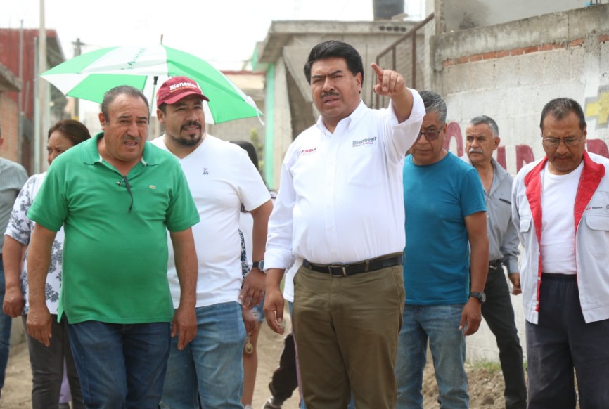 Foto: Cortesía Obra comunitaria mejora entornos en juntas auxiliares de Puebla