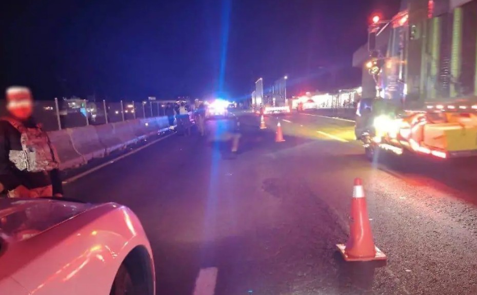 Foto: Cortesía Motociclista pierde la vida tras caer de puente en autopista México-Puebla