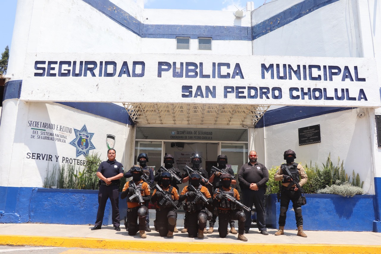 Comunicado oficial Capacitación especializada fortalece al Grupo Táctico de San Pedro Cholula