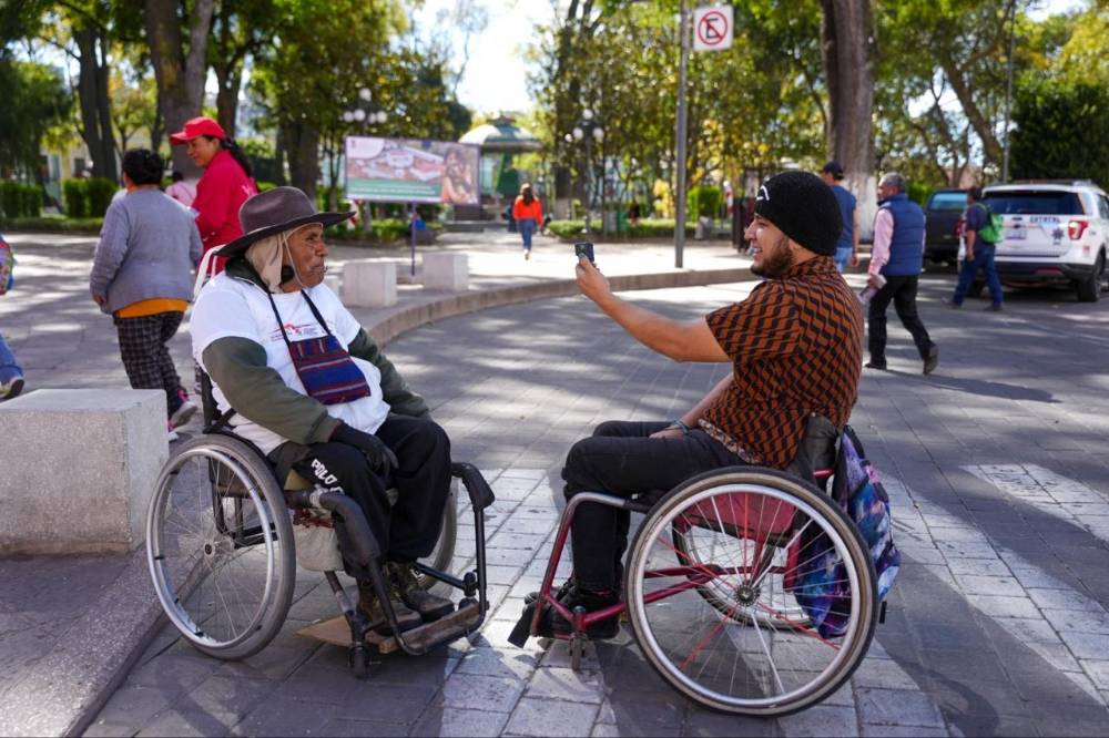 Mega Rodada en Tlaxcala por 10 años de Vida Independiente México