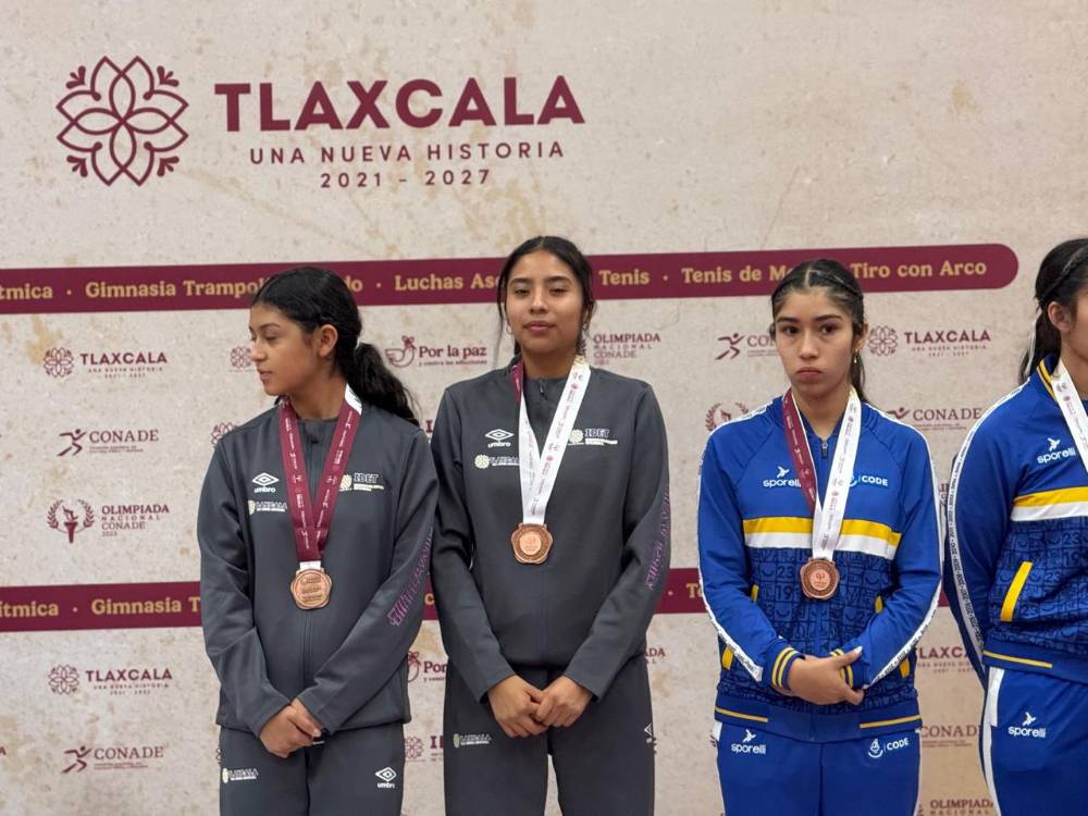 Fátima y Rubí dan a Tlaxcala su primera medalla en Tenis de Mesa