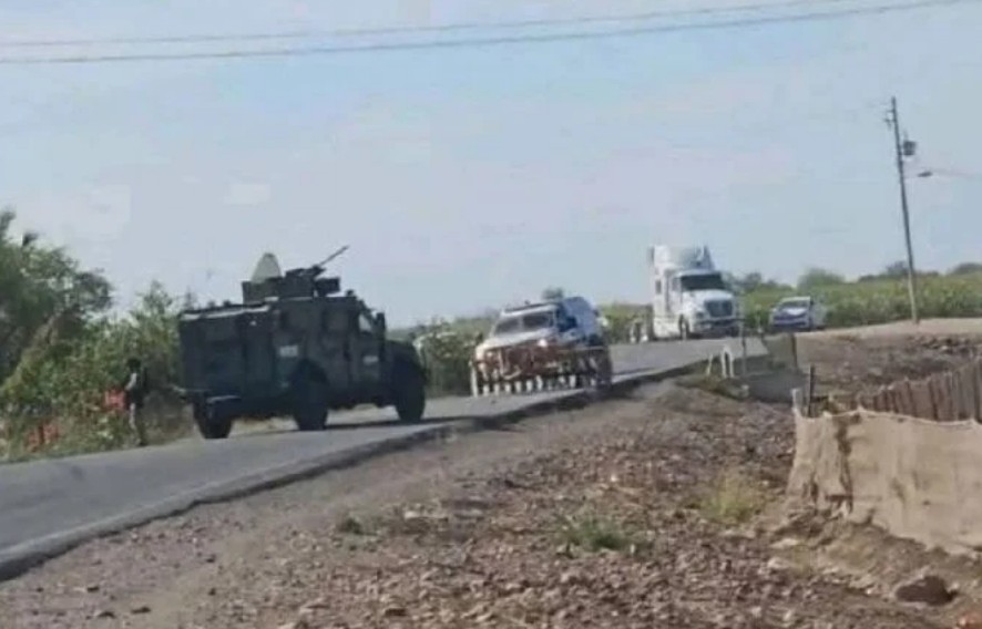 Foto: Cortesía Enfrentamiento armado en Navolato deja cuatro militares heridos