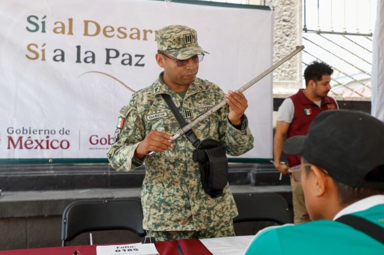 Foto: Cortesía Puebla se suma al desarme ciudadano para construir una cultura de paz