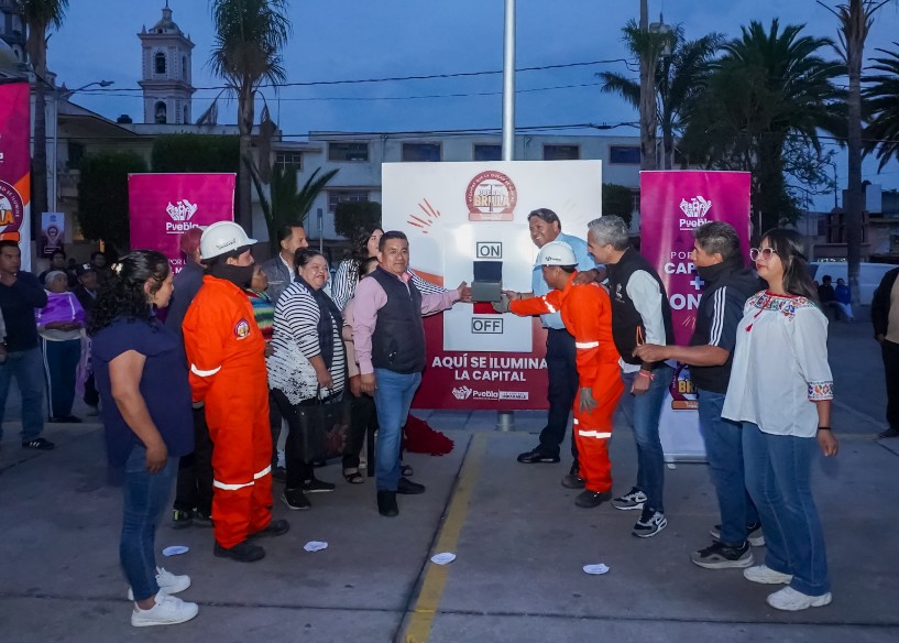 Foto: Cortesía Alumbrado 100% LED en San Miguel Canoa: compromiso con la equidad y la sostenibilidad