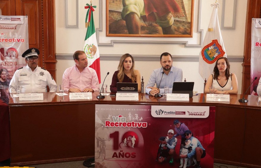 Foto: Cortesía Puebla celebra 10 años de su Vía Recreativa con actividades para todos