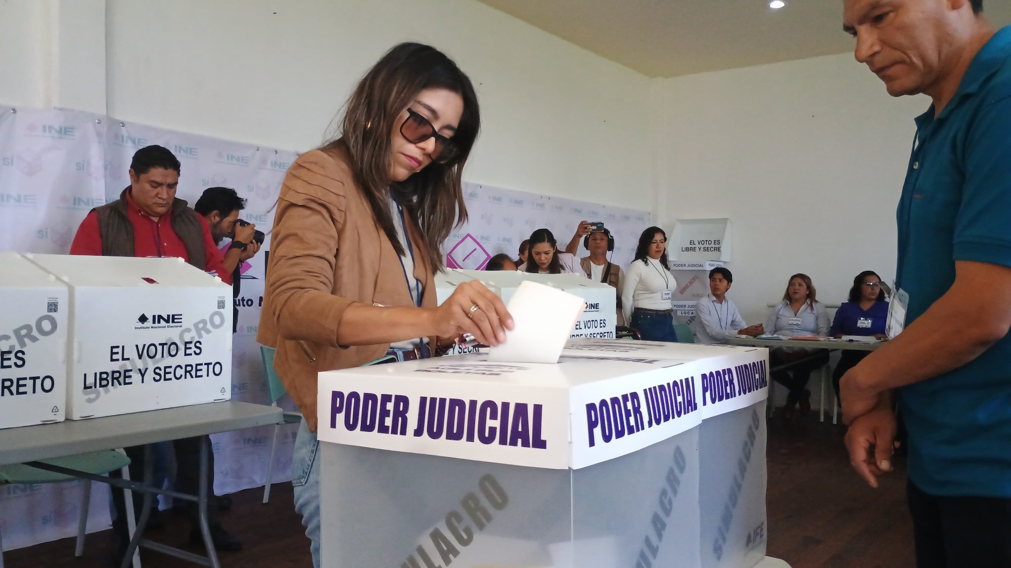 INE realiza simulacro en Tlaxcala con casillas inclusivas y 13 boletas