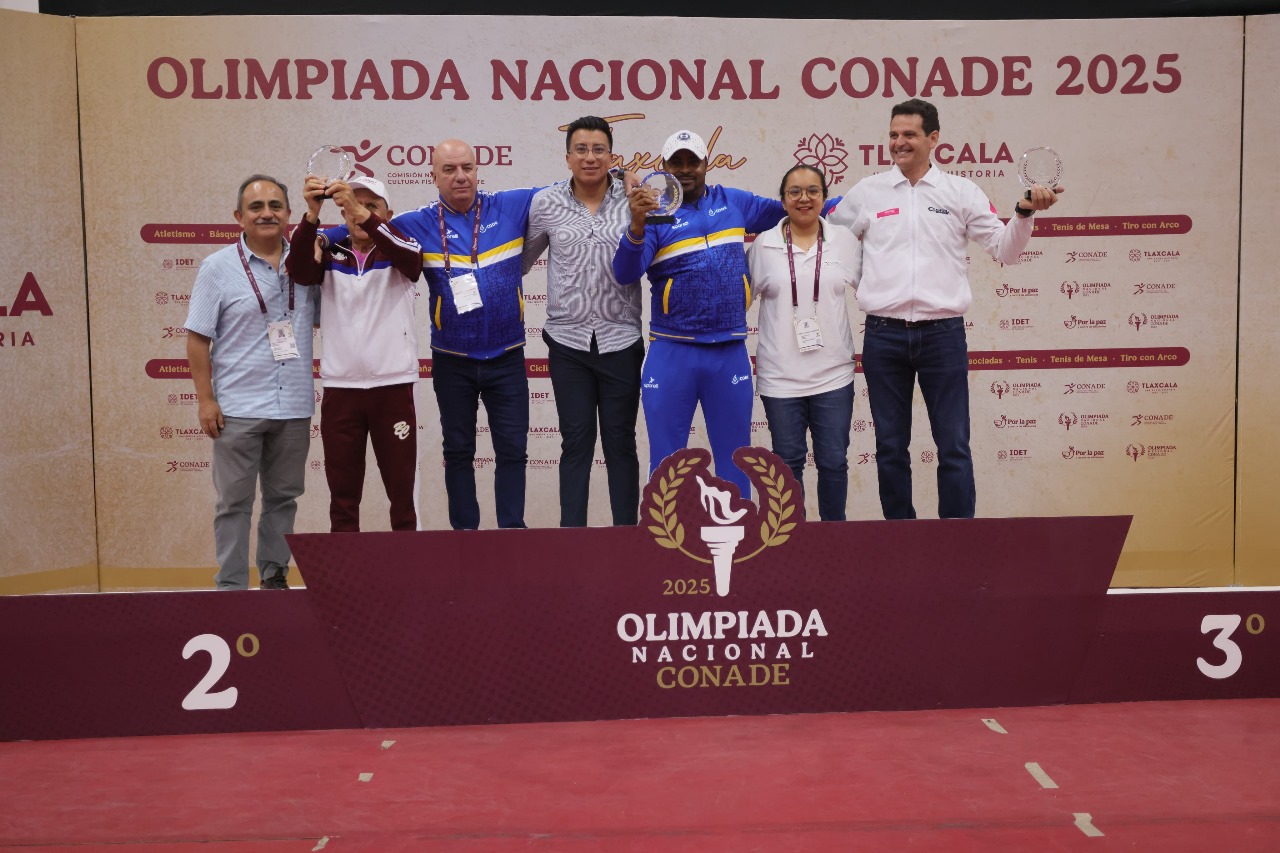 Jalisco arrasa en tenis de mesa en la Olimpiada CONADE 2025 en Tlaxcala