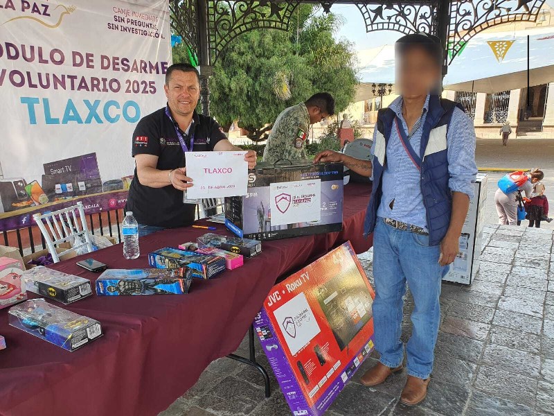 Tlaxcala cambia armas por paz y conciencia desde los hogares