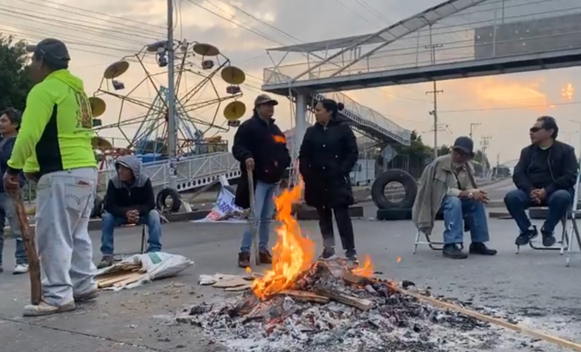 Foto: Cortesía Carretera Atlixco cerrada: 24 horas de protesta sin solución