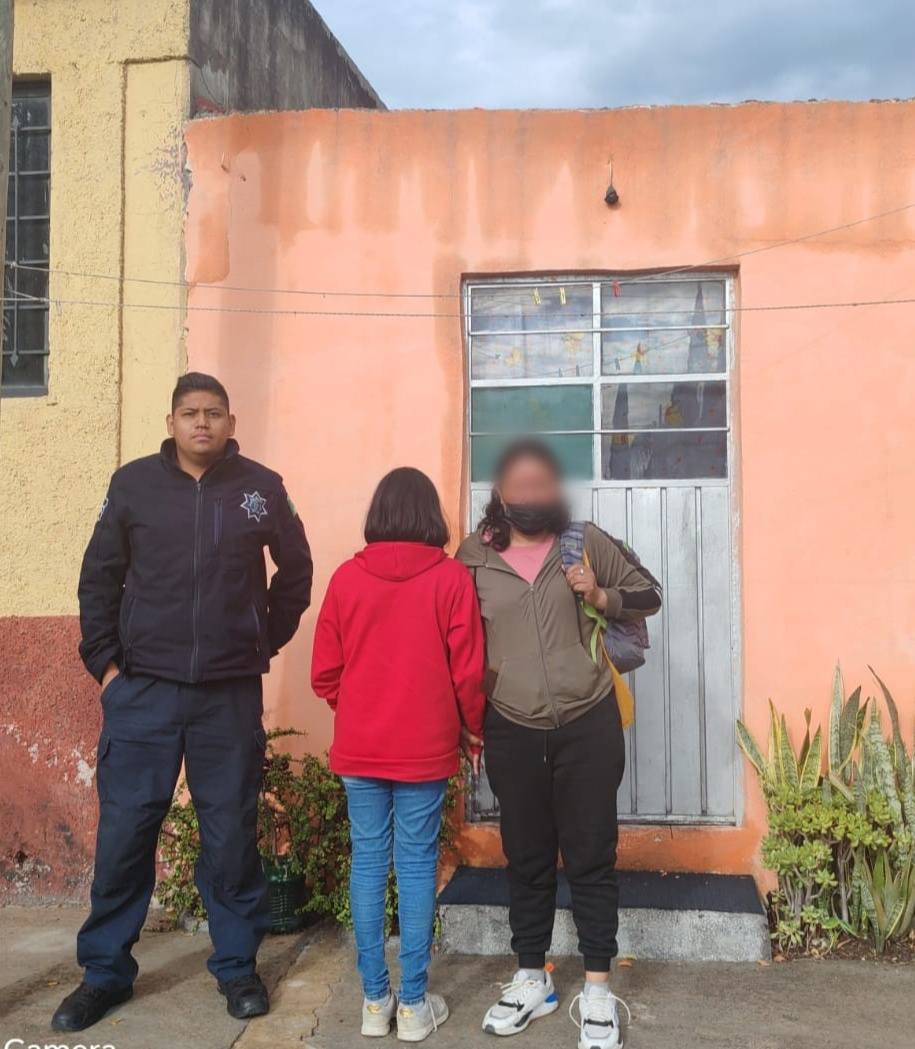 Por: Cortesía Lula Pineda Localizan a menor desaparecida gracias a coordinación entre la SSCholula y FGE