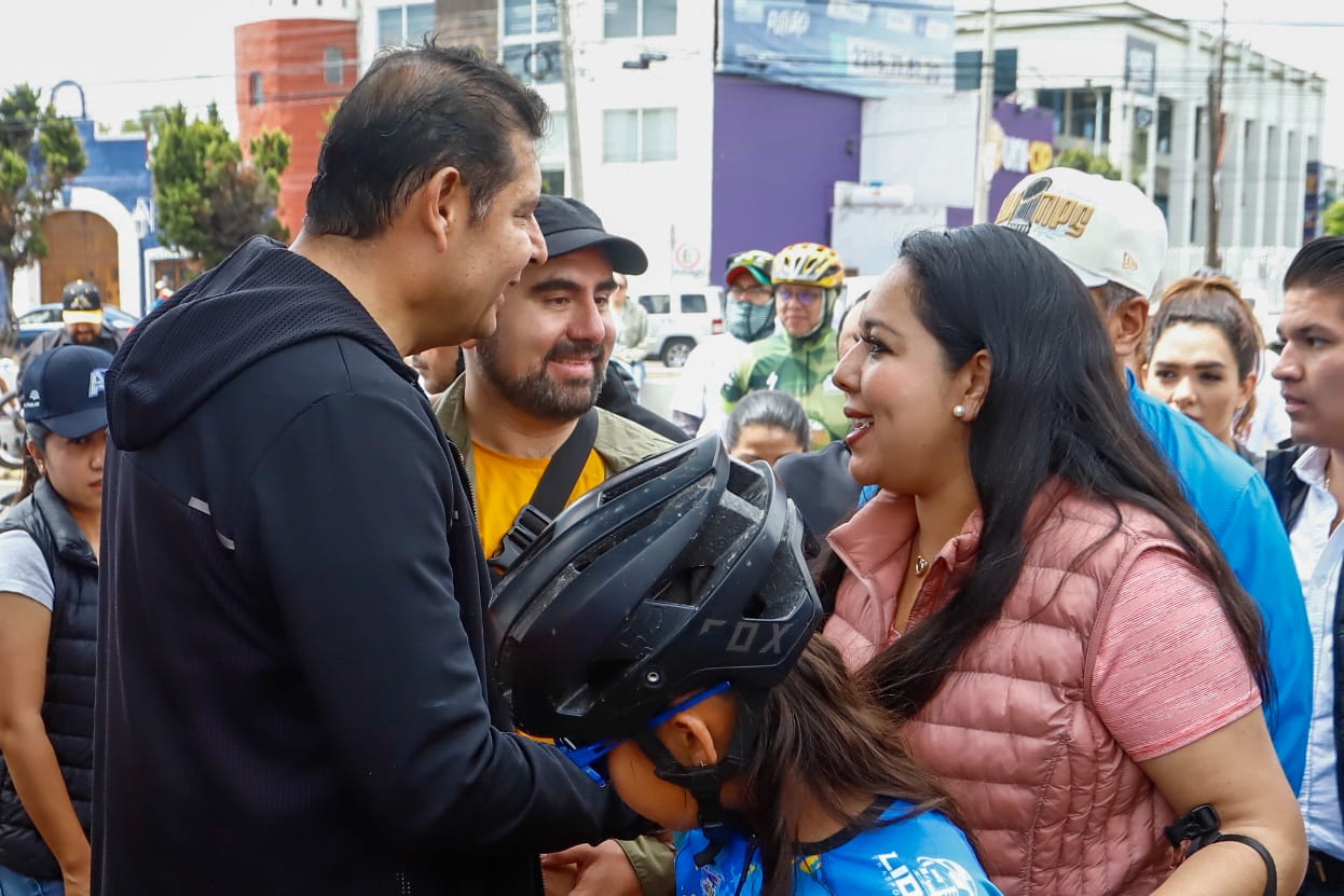 Por: Cortesía Lula Pineda San Pedro Cholula celebra una década de la Vía Recreativa Metropolitana