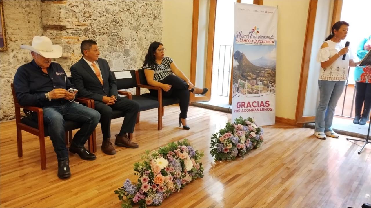 Foto: Cortesía Mujeres tlaxcaltecas conquistan CDMX con productos del campo