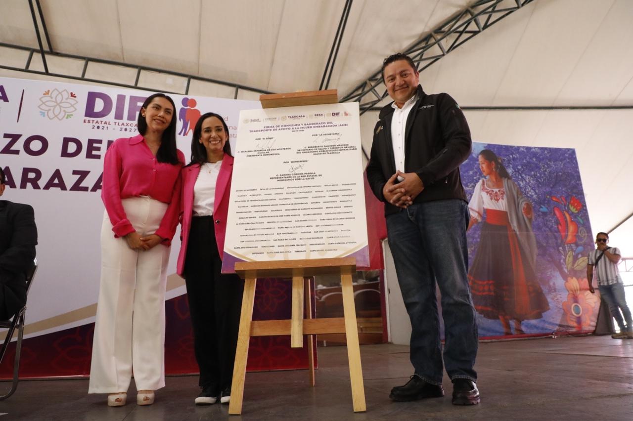 Tlaxcala activa Transporte AME para mujeres embarazadas en 50 municipios