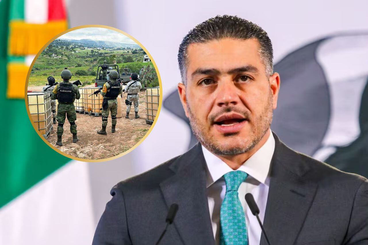 Foto: Cortesía García Harfuch defiende a Guardia Nacional tras caso de huachicoleo
