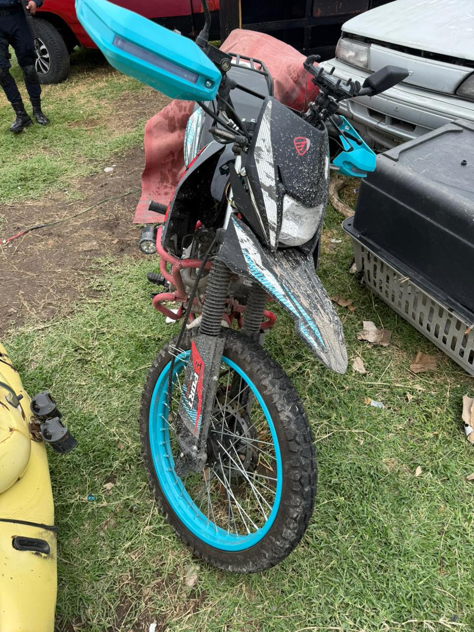 Secretaría de Seguridad Ciudadana y Protección Civil de Cuautlancingo, recupera una moto robada en Puebla