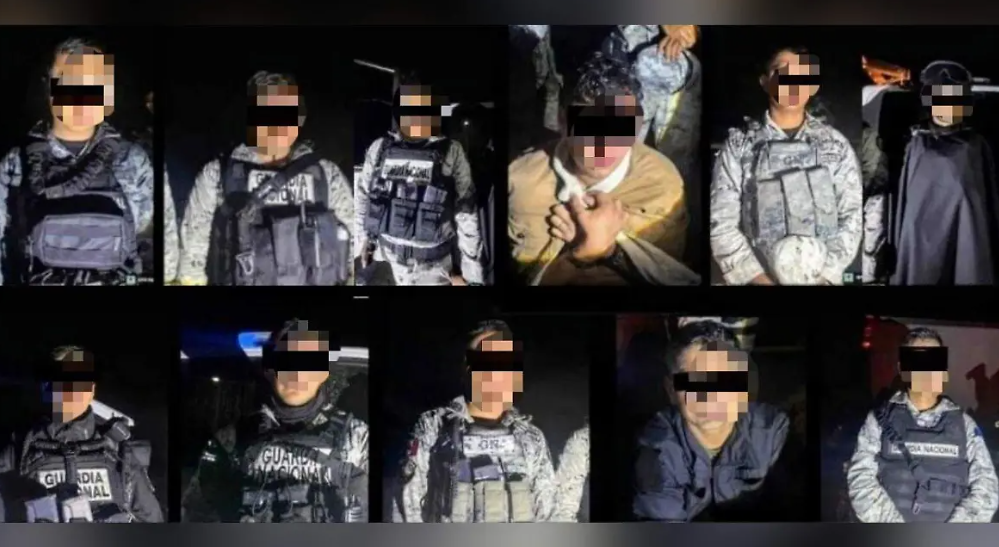 Detienen a 11 Guardia Nacional por extracción ilegal de combustible en Apaseo el Alto