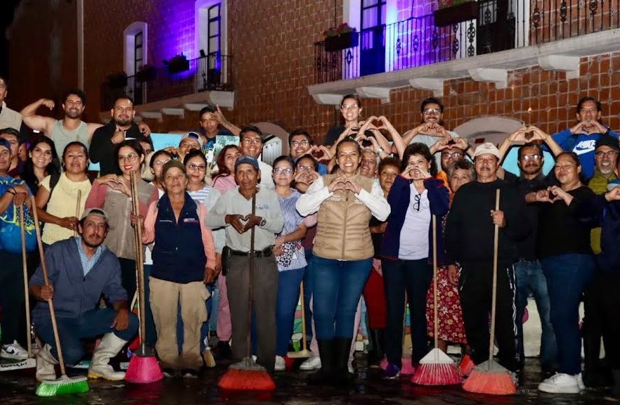 Foto: Cortesía Atlixco impulsa faenas comunitarias para mejorar entornos y fortalecer lazos sociales